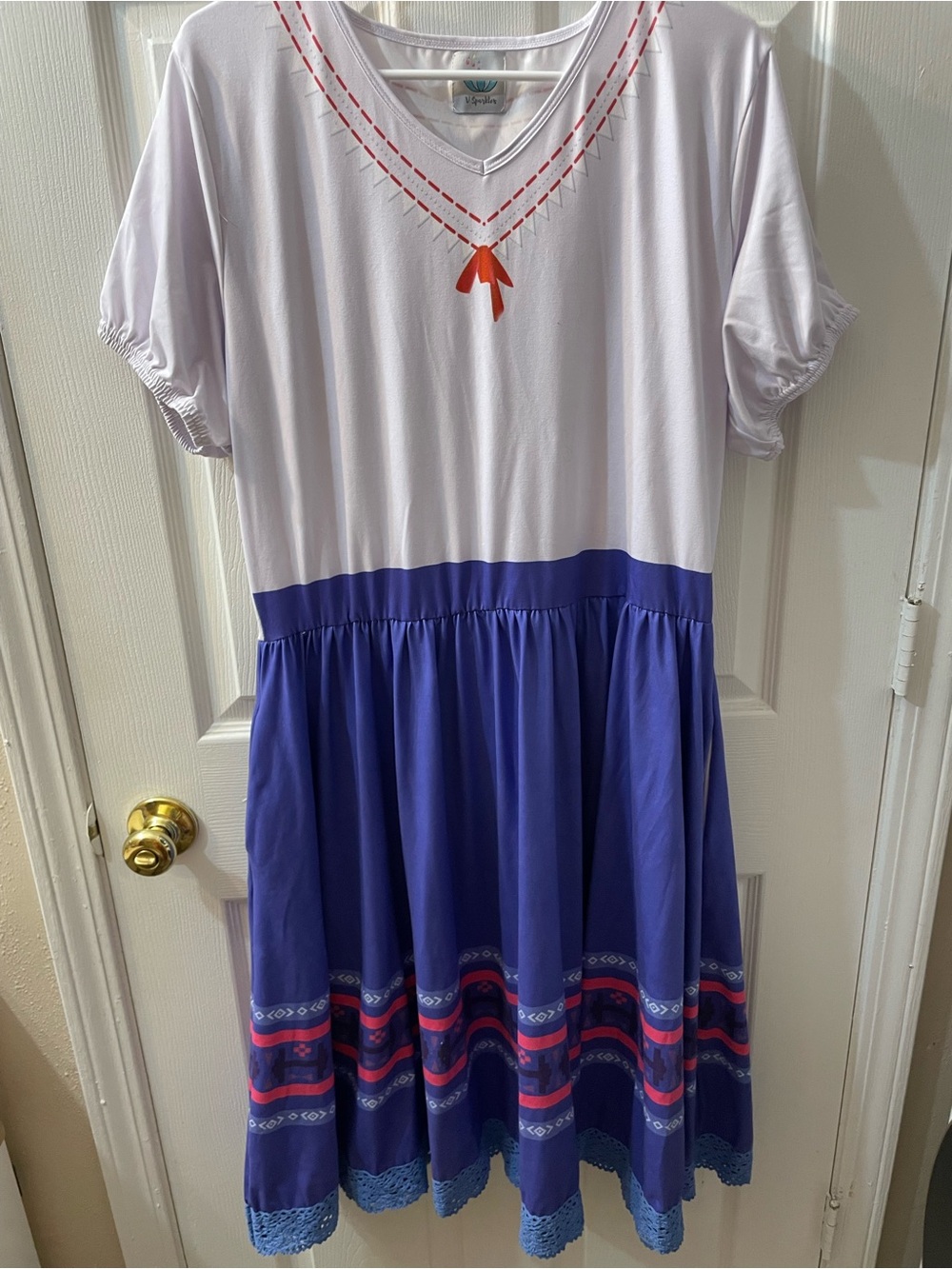 Disney Encanto Luisa Madrigal Costume Dress Women’s Plus Size 2x Handmade